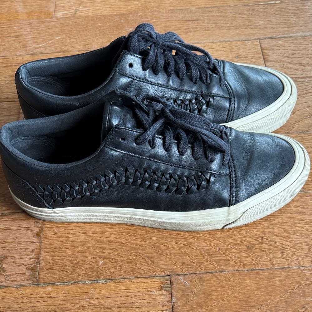 Vans Old Skool Weave D Men’s US 11 (Leather) Black